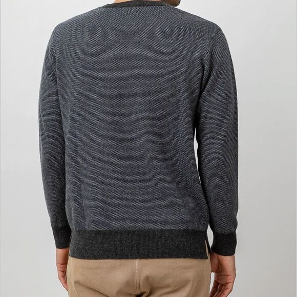 Rails Men’s Lightweight Wool Blend Rune Sweater in Navy Medium - Picture 2 of 12